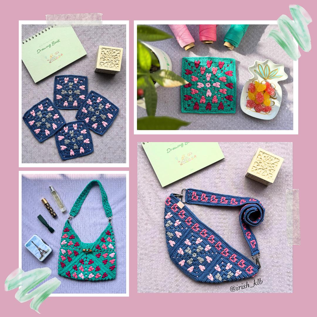 Sweet Heart Mosaic Square