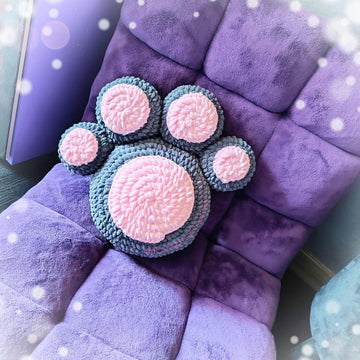 Purrprint Cat Paw Pillow