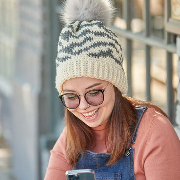 Zebra Print Hat