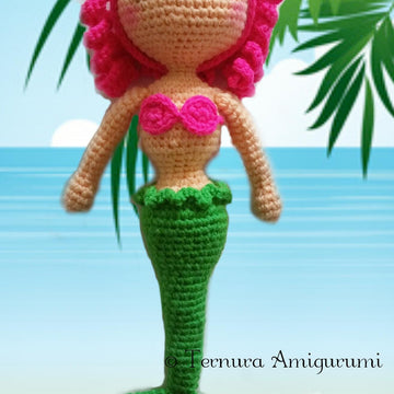 Floppy the mermaid crochet pattern