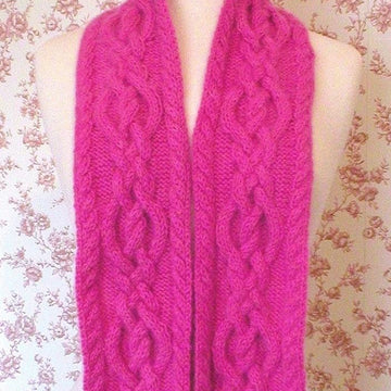 Double Knot Cable Scarves