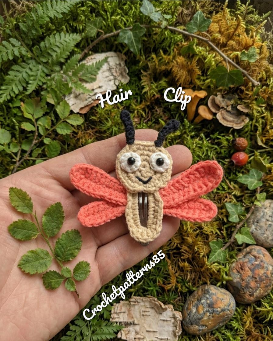 Dragonfly Hair Clip English-US