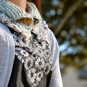 Enchanted Tunisian Collared Cowl