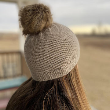 Adult Simple Cable Hat