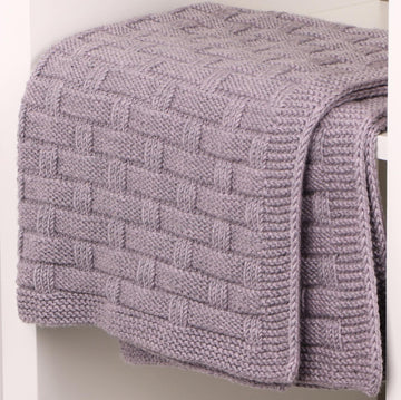 Baby Blanket Blanket Knitting Pattern - Woven Wishes