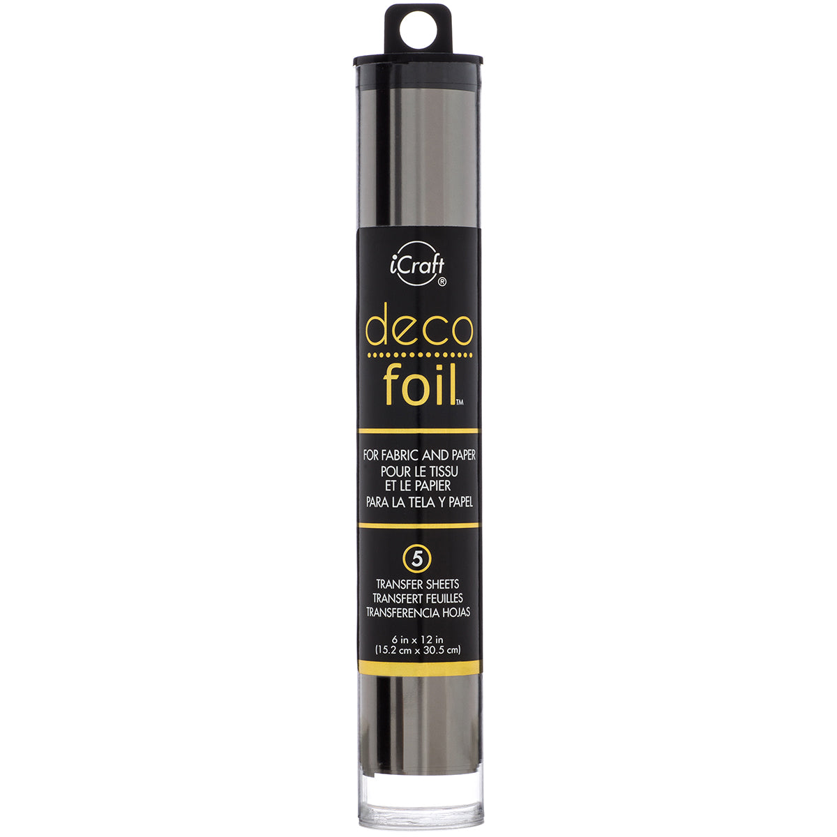 Therm O Web Deco Foil Transfer Sheets 6"X12" 5/Pkg - Pewter