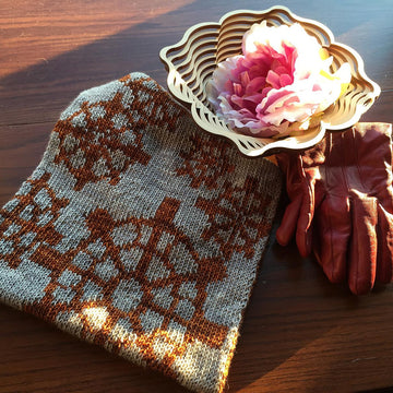 Steampunk Gears Scarf and Cowl