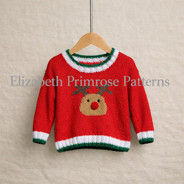 Red Nosed Reindeer Jumper P8