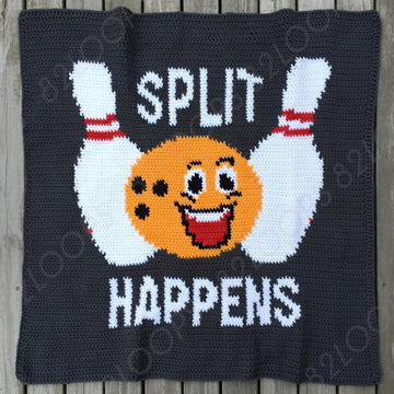 Bowling Baby Blanket SC Pattern