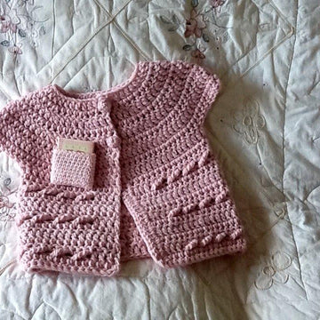 Little Cindy Pale Pink Sweater