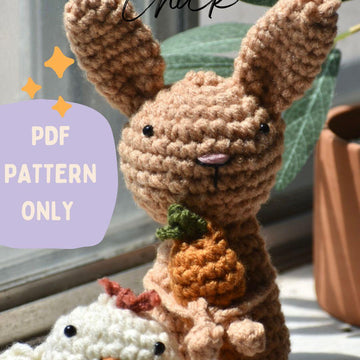 Hazel the Bunny and Chick Crochet Pattern