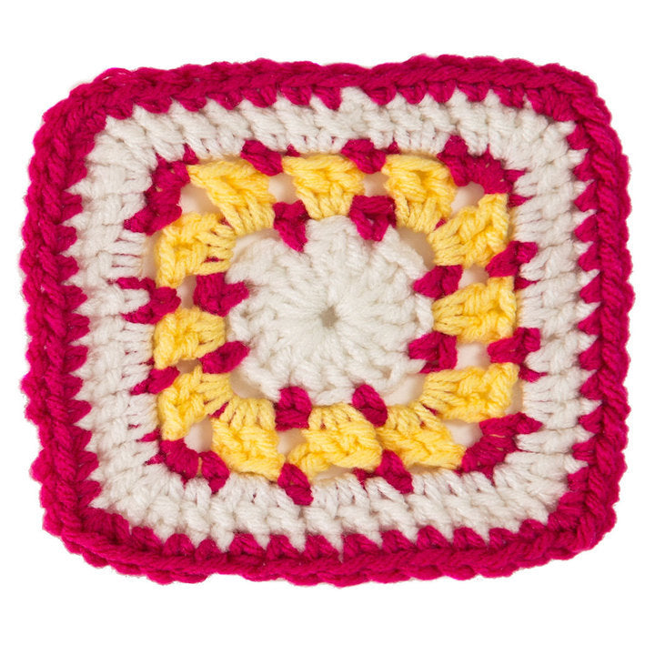 Square A for Bright Eyes Baby Blanket in Red Heart With Love Solids - LW4634A - Downloadable PDF