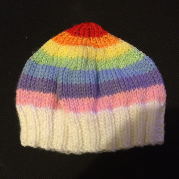 Gorgeous Rainbow Baby Blanket and Rainbow Baby Beanie Patterns
