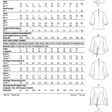 Butterick Misses' Top B6813 - Sewing Pattern
