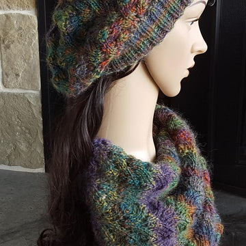 Sharnie - lace beanie and scarf