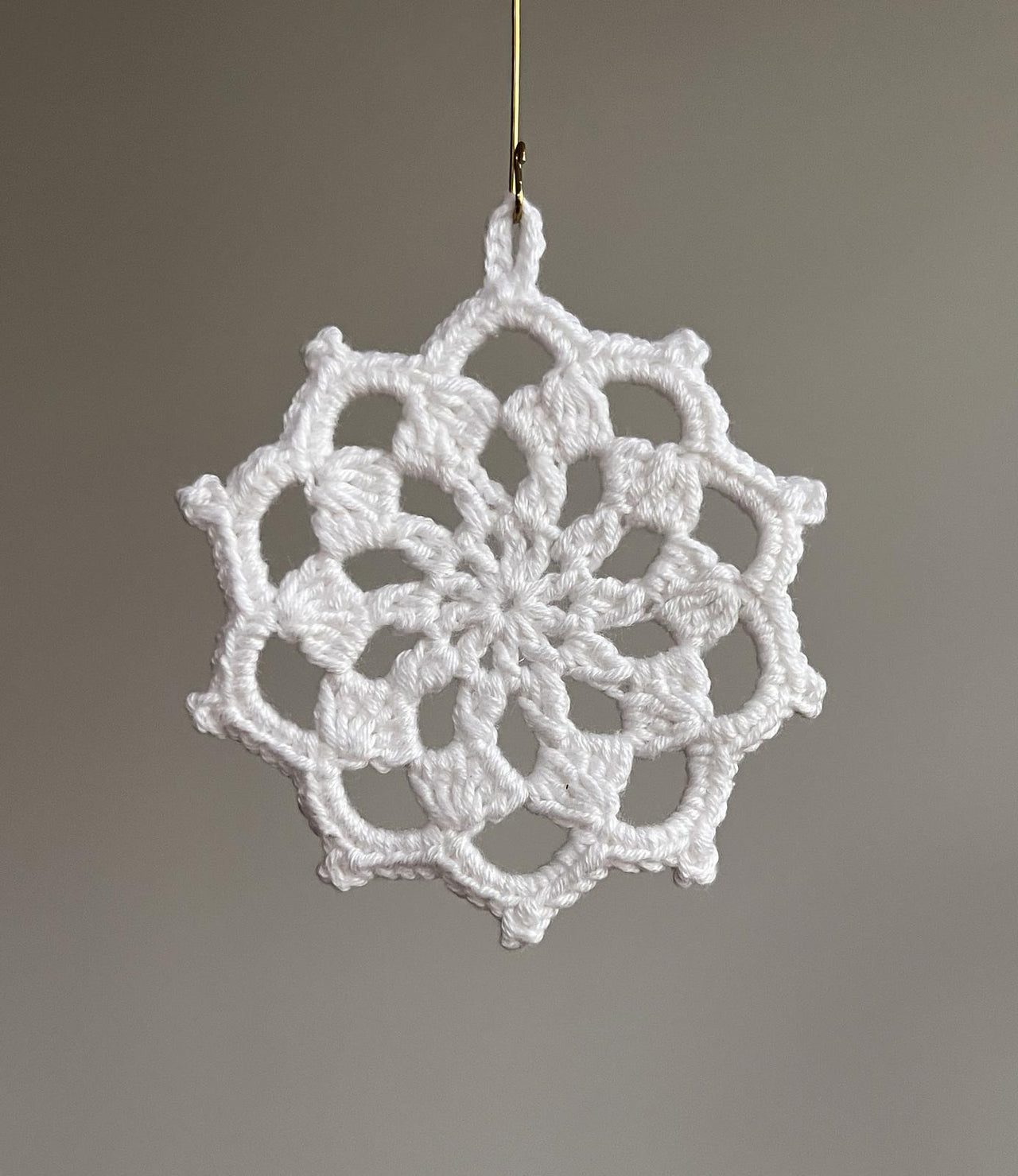 Ten Point Snowflake Ornament