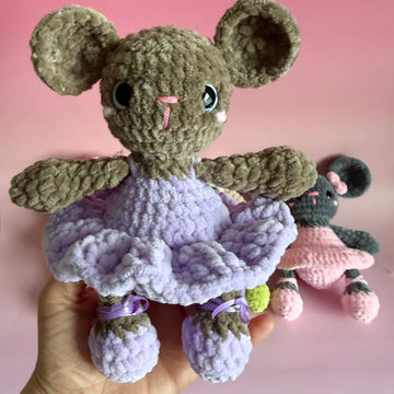 Crochet Mouse Ballerina Pattern