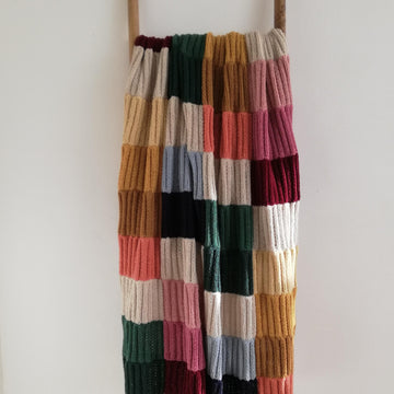 Patchwork Earth blanket