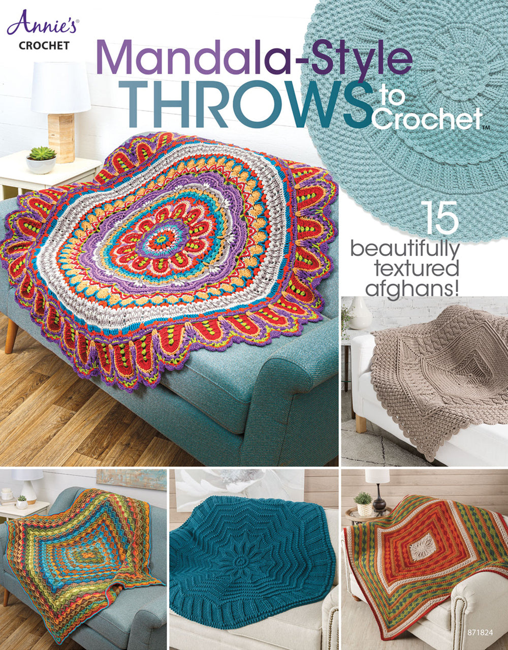 Mandala-Style Throws to Crochet by Annie's Crochet