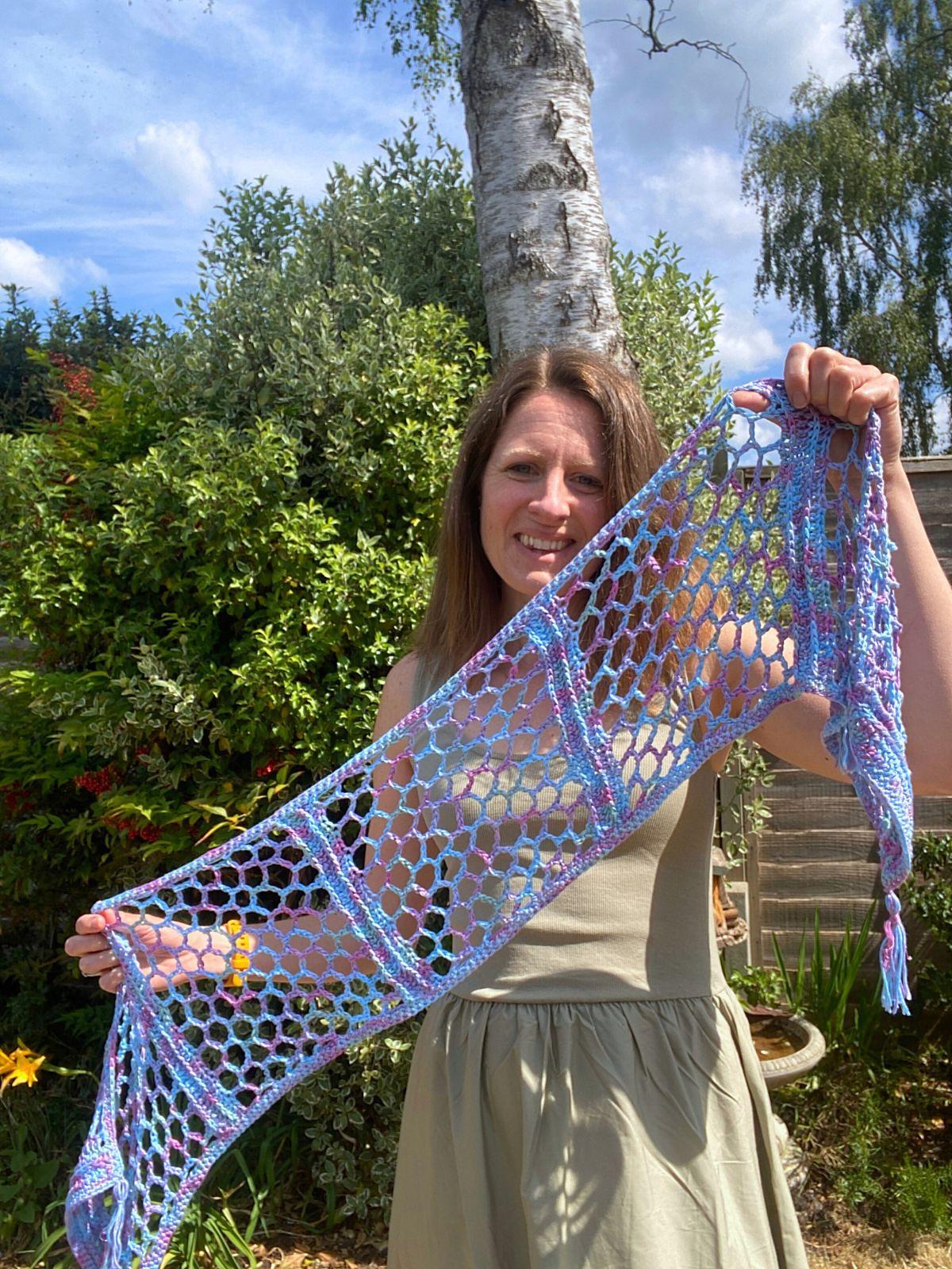 Ocean Coral Scarf