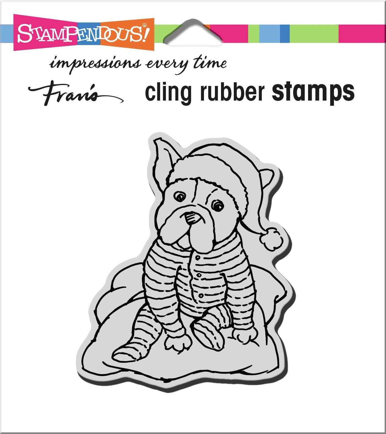 Stampendous Cling Stamp - Pajama Pup
