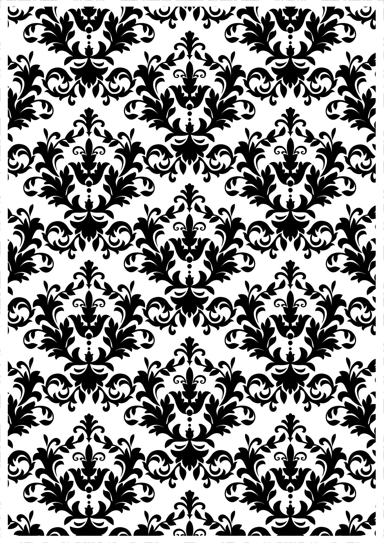 Kaisercraft Embossing Folder 4"X6" - Royal Damask