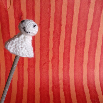 Grumpy Ghost Pencil Puppet / Pencil Topper