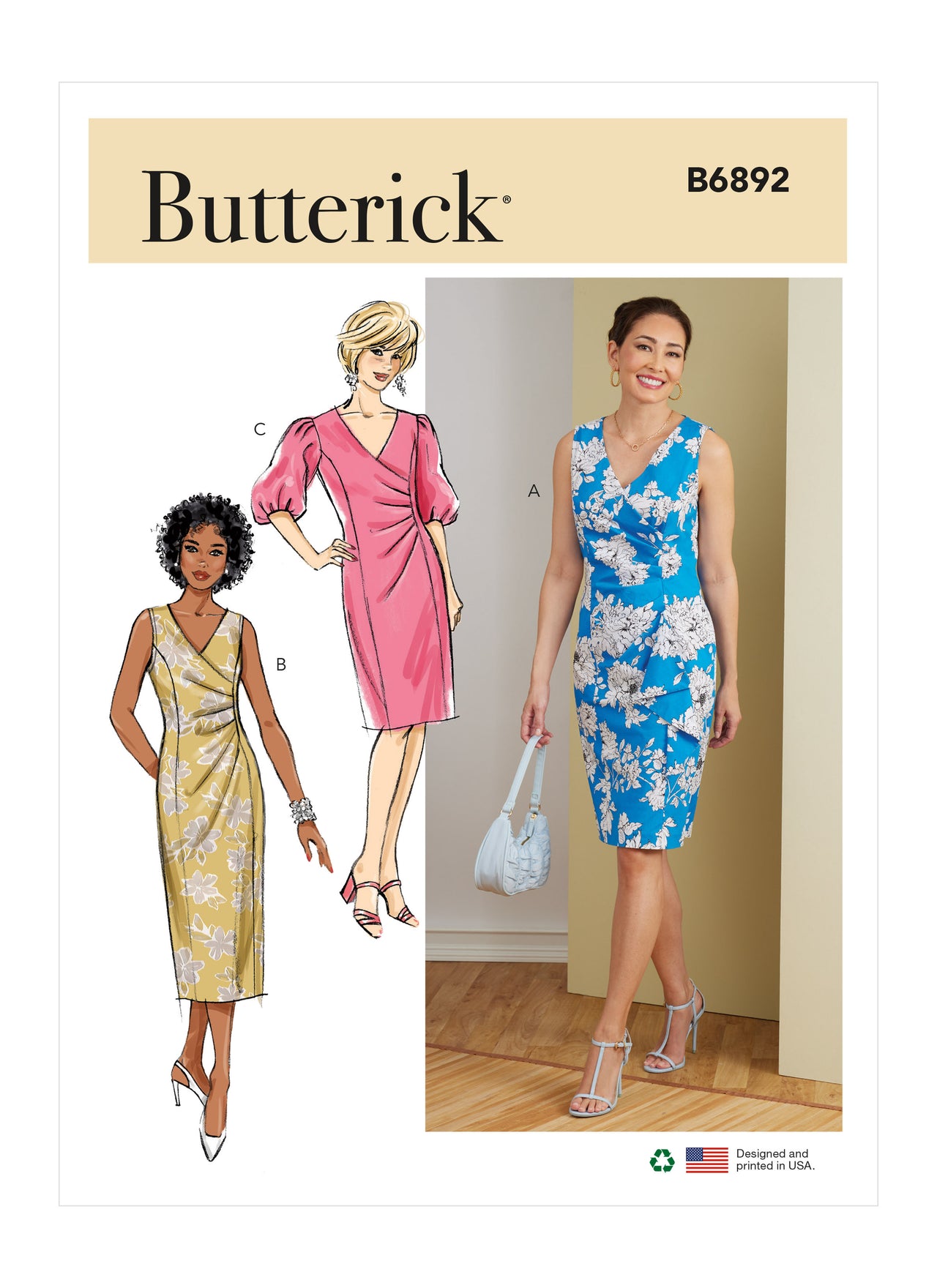 Butterick Misses' Dress B6892 - Sewing Pattern
