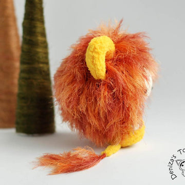Shaggy Lion Doll. Toy from the Tanoshi series.