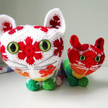 Lina the polygon patchwork cat