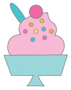 Doodlebug Collectible Enamel Pin - Sweet Sundae, Hey Cupcake