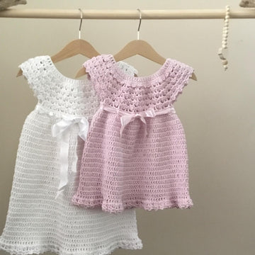 Pearl Baby Girl Dress & Bolero Cardigan Set N 604
