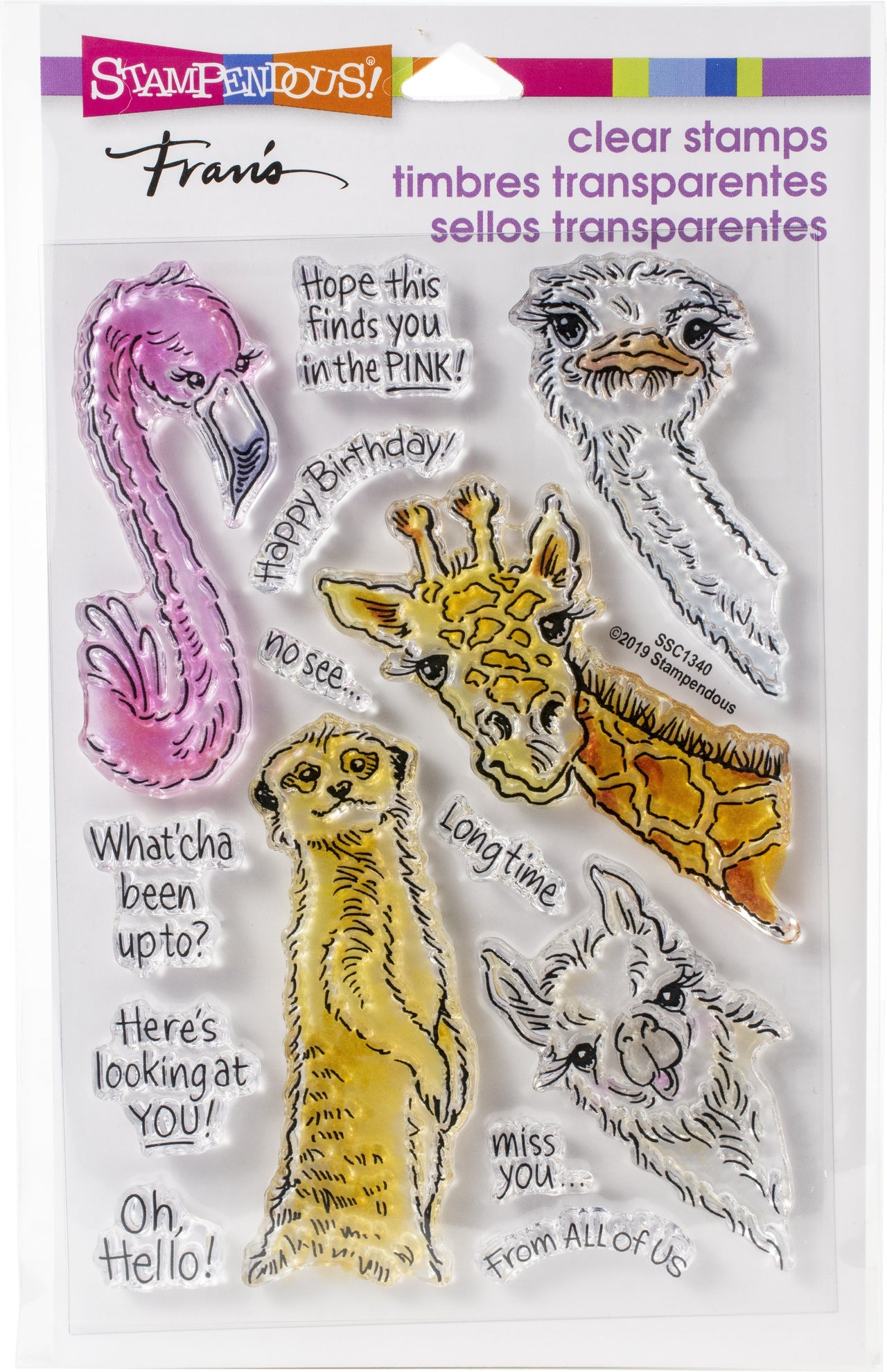 Stampendous Perfectly Clear Stamps - Peeking Pals