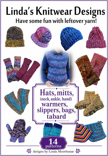 Using Leftover yarns: tabard and accessories