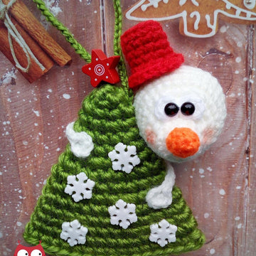 281 Snowman on a Christmas Tree