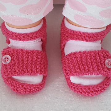 Victoria - 4ply baby sandals