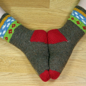 Flowers on a Sunny Day Socks