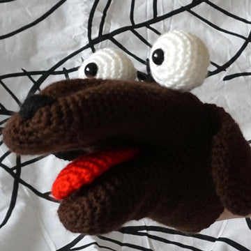 Amigurumi Häkelanleitung für die Handpuppe "Hund Bello" !