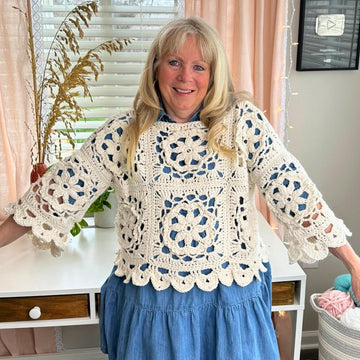 Lacy Embrace Sweater Crochet Pattern
