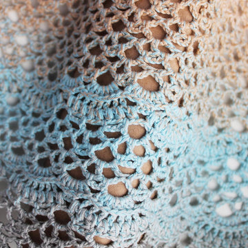 Frosty lace