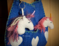 Unicorn keyring