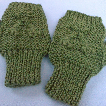 Fingerless Frog Mittens