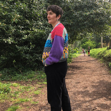 Tocapus Geometric Cardigan