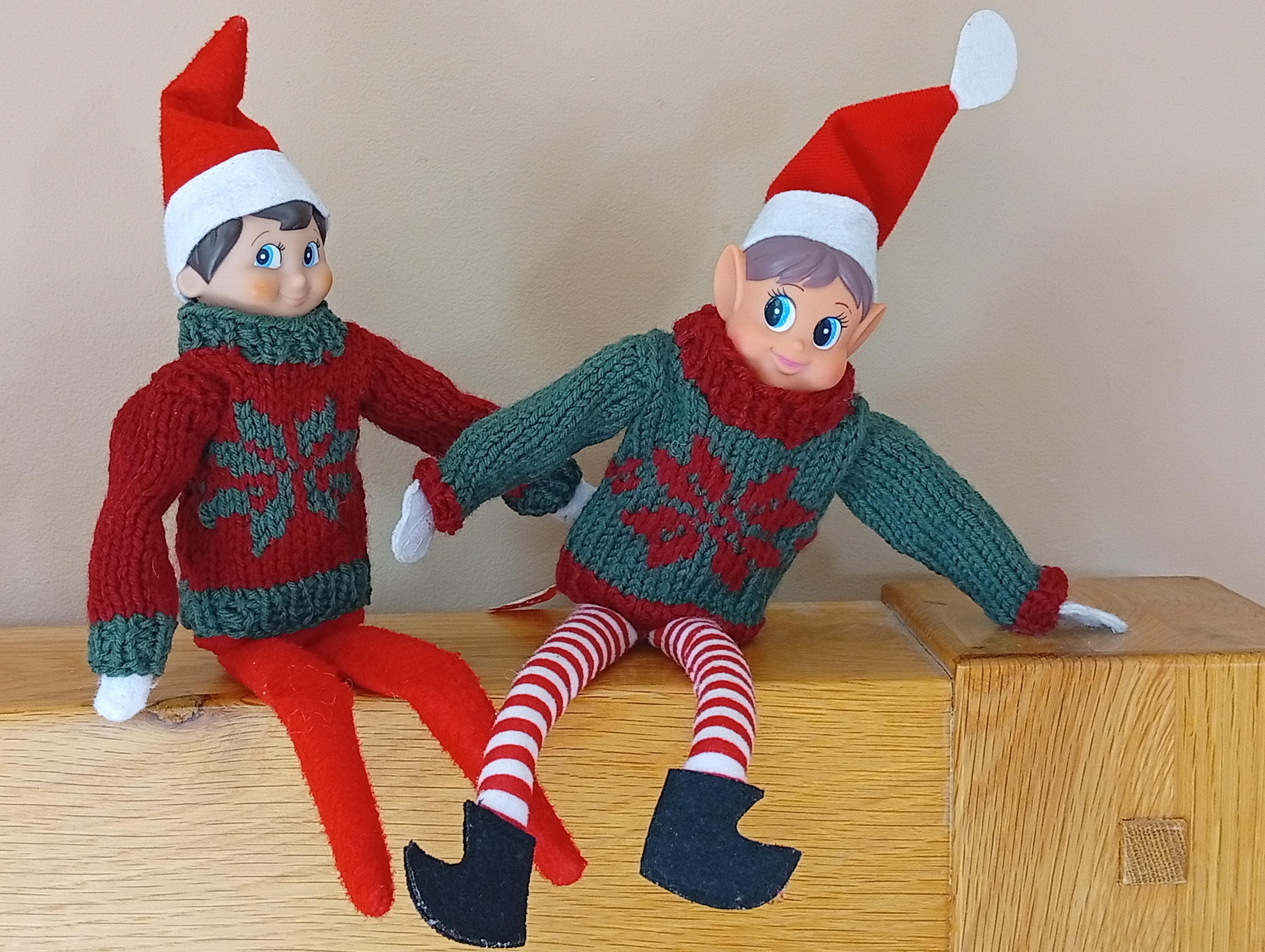 Christmas Jumper for 'Elf on the Shelf'