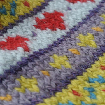 Hearts Fairisle Hot Water Bottle Cover