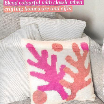 Coral Shapes Cushion Cover