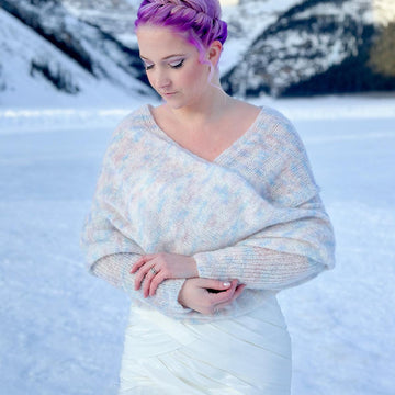 Cloudscape Sweater Scarf (knit)