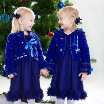 Royal Blue. Sonia Crocheted Jacket