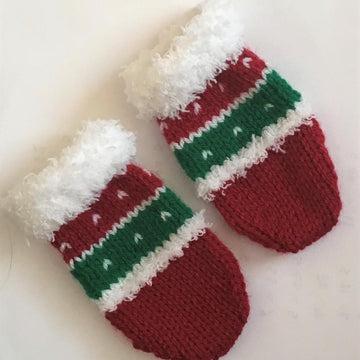 Snowflake Christmas mittens