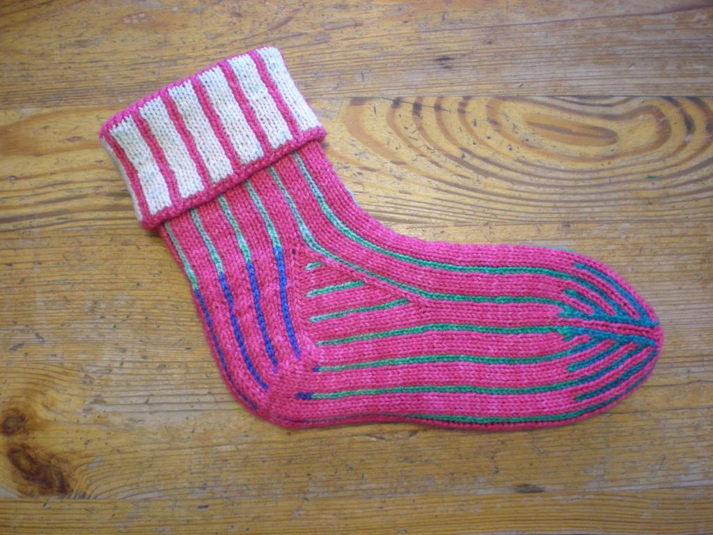 Pinstripe DK Socks 389
